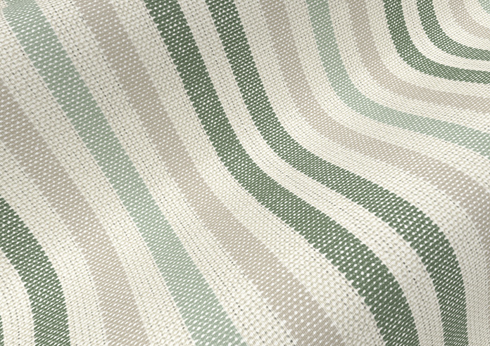 Emily Bond Cornish Stripe, Fern - Roller Blind - Image 4
